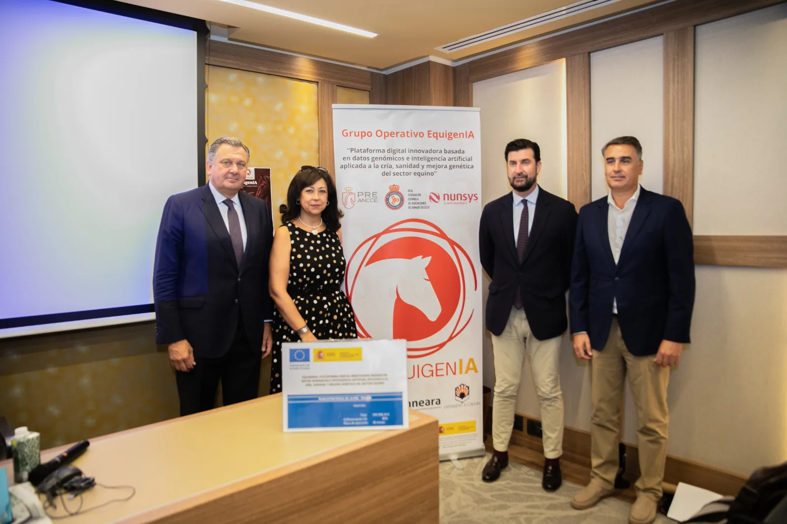 EquigenIA inicia su andadura para acercar la genómica y la inteligencia artificial a los criadores de PRE
